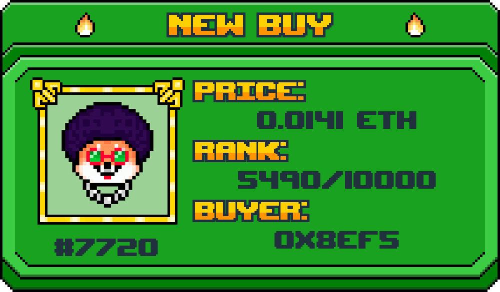 #NFT #kudoe <a href="/dogsofelon/">Dogs of Elon</a> <a href="/KudoeOfficial/">Kudoe (KDOE)</a>

opensea.io/assets/ethereu…