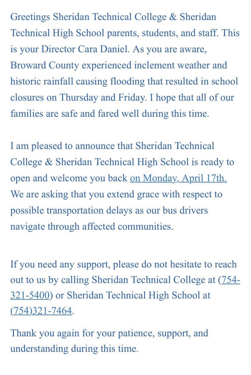Sheridan Tech HS tweet media