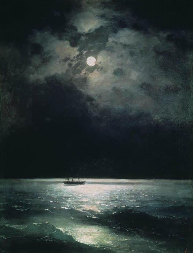 Ivan Aivazovsky
The Black Sea at night, 1879

#ivanaivazovsky #aivazovsky #artinfinitus