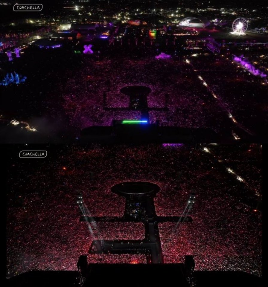 BLACKPINKCNTRAL's tweet photo. BLACKPINK’ CROWD! 

BLACKPINK COACHELLA HEADLINERS #BLACKPINKatCoachella @BLACKPINK https://t.co/xRX0QcufNH