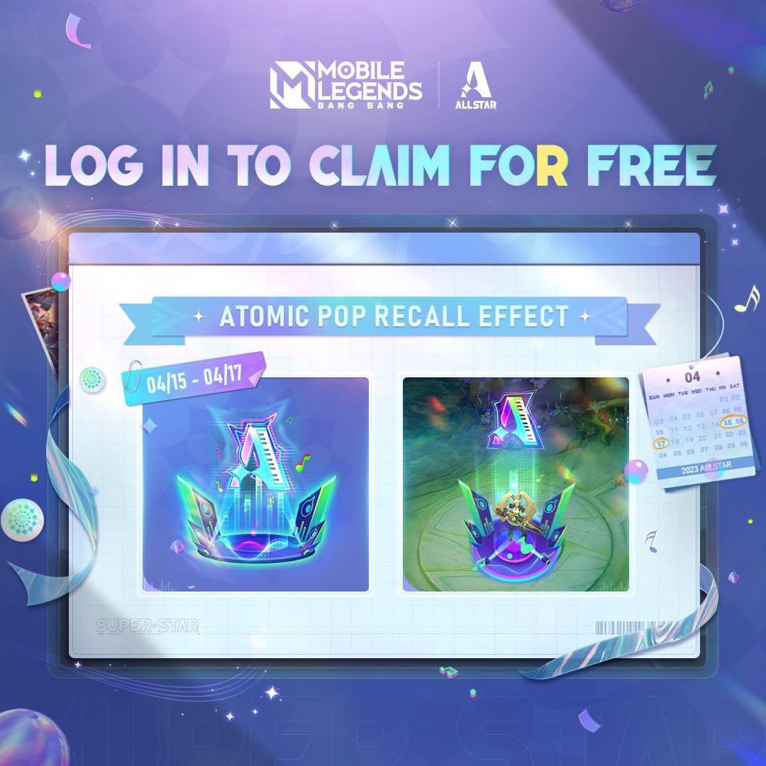 Mobile Legends Bang Bang on Twitter "A new wave of ALLSTAR Login Gifts is HERE From 04/15 to