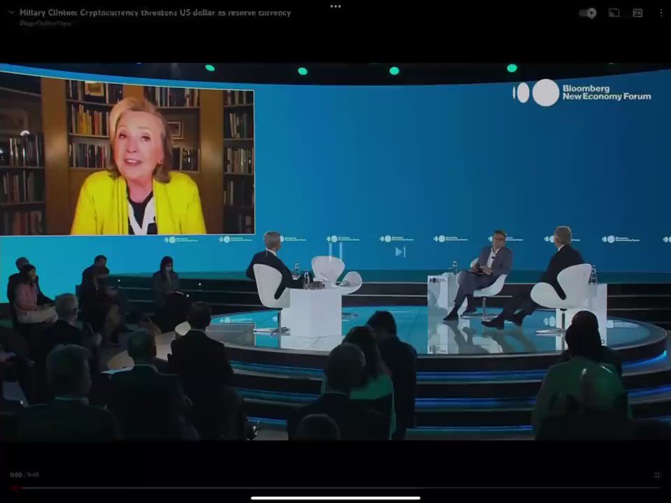 OxLockwoodETH's tweet photo. HILLARY CLINTON‼️ Cryptocurrencies can destabilise nations.

You mean like you did to Iraq, Libya, Syria, Bahrain, Yemen, Honduras, Haiti... ?  🤨 https://t.co/bsLoNkbtv7