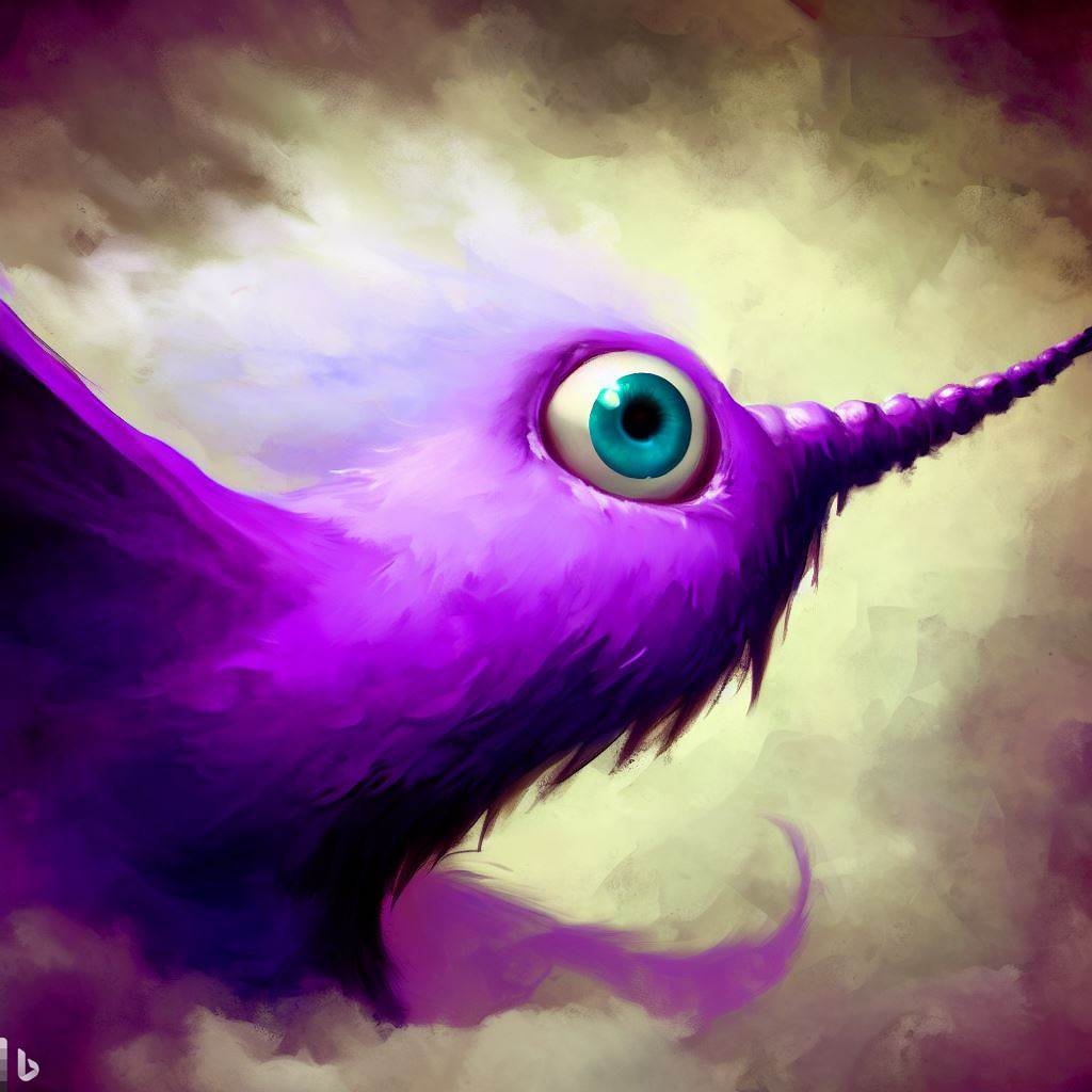 HouseOfCthulhu's tweet photo. "The Purple People Eater"
https://t.co/zps1aoglJF

Stanley Holtsclaw
4/14/23
Bing Image Creator

#thepurplepeopleeater https://t.co/v2CgsLwxtO