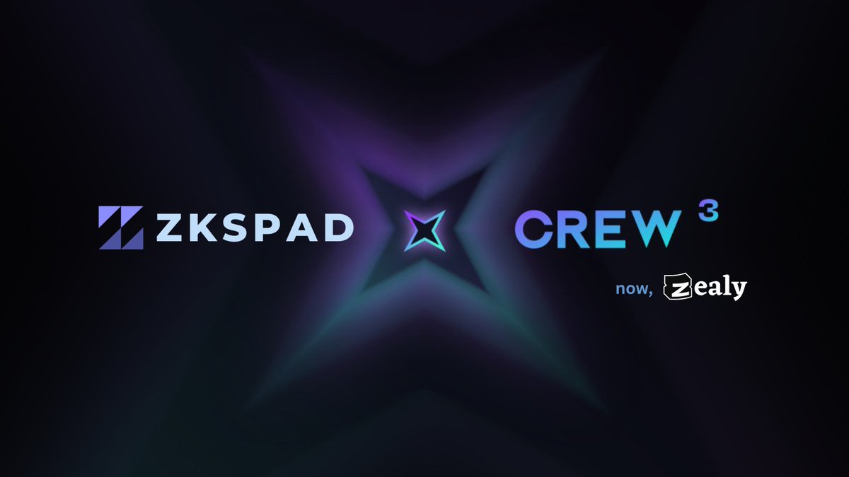 Hey Fam!
On public demand we are Extending our Crew3 contest  to include whitelisting for Public Presale as well 🔥

A new twist the already super popular "#ZKSPadAdventures" powered by <a href="/zealy_io/">Zealy</a> (ex Crew3)❤️

Eligibility : 500 XP Points or above
#zkSync 
zealy.io/c/zkspad