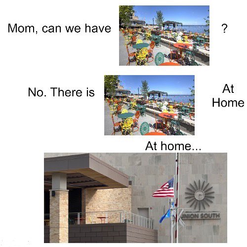 Terrace chairs at Union South feels wrong somehow…