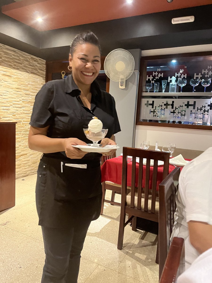 The ice cream lady in Cuba!
