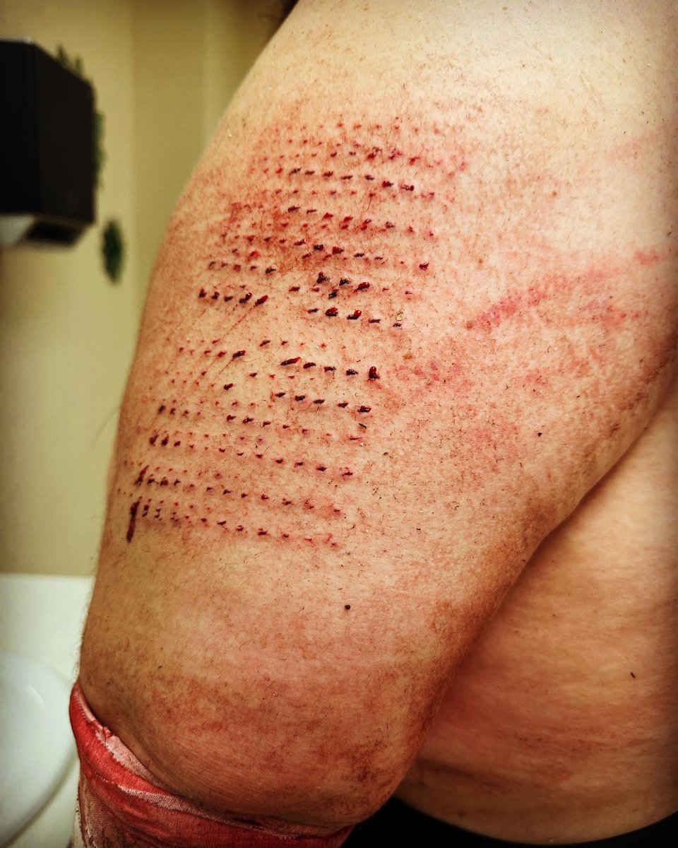 Sam_Stackhouse's tweet image. What a night. Thank you! We made history!! #samstackhouse #oklahoma #DeathmatchWrestling