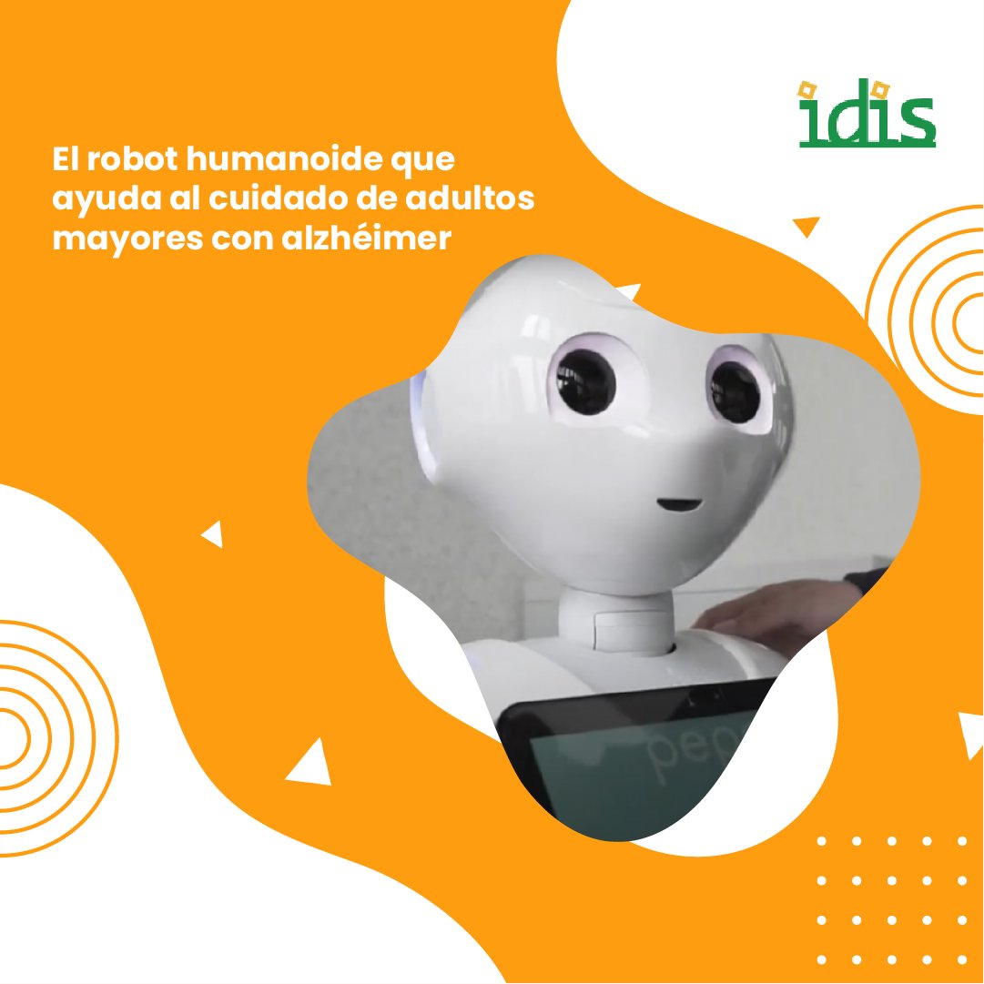 FundacionIDIS's tweet photo. Es Pepper-PUJ, el robot programado por investigadores de la Universidad Javeriana con el que se busca apoyar en el cuidado de adultos mayores con demencia por alzhéimer 
https://t.co/KeIGyoFlrJ
#alzheimer #adultosmayores #IDIS #fundacionidis https://t.co/FaSccgSfmz