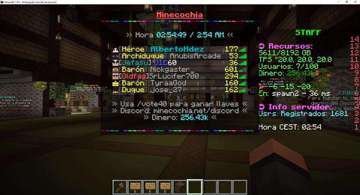 Únete a la comunidad de Minecochia Network, se esperan muchas novedades. No te lo pierdas! IP: minecochia.net