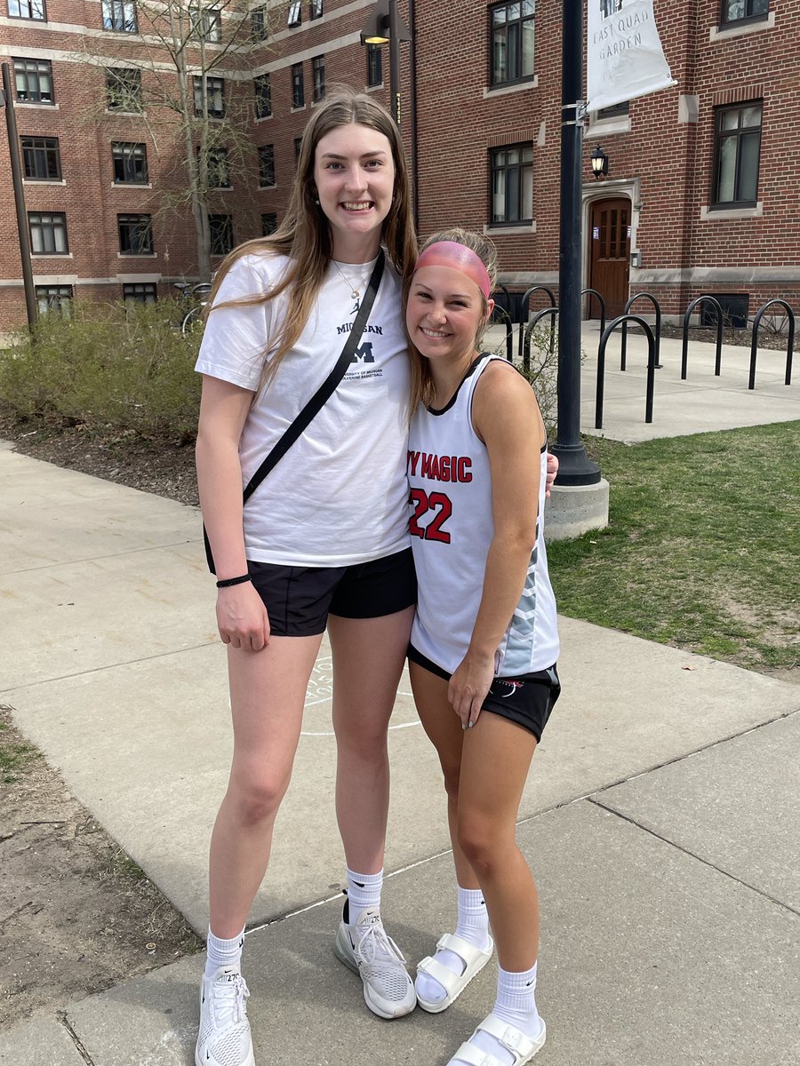 Thank you <a href="/ACrockett2022/">Alyssa Crockett</a> for showing the girls around the University of Michigan today!