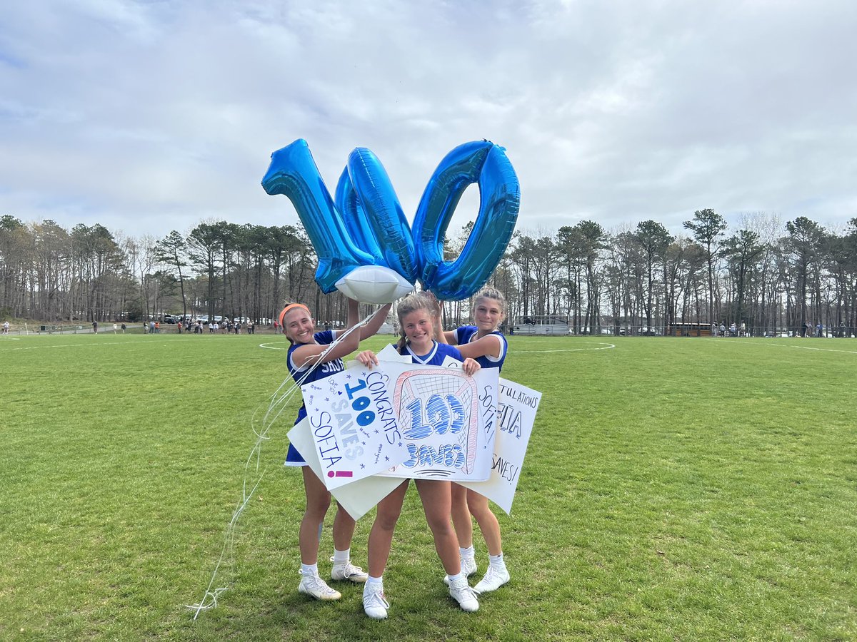 shorelacrosse's tweet photo. Congrats to Sophomore Goalie, Sofia Merten for recording her 100th career save today in the game vs Southern Regional.  Great job Sofia, keep working hard and here’s to many more!!! 🥍💯🥍 @ShoreAthletics @ShoreRegional @APPSportsDesk @HSSportsNJ @laurenknego @JSZ_Sports https://t.co/xDCVXPflZY