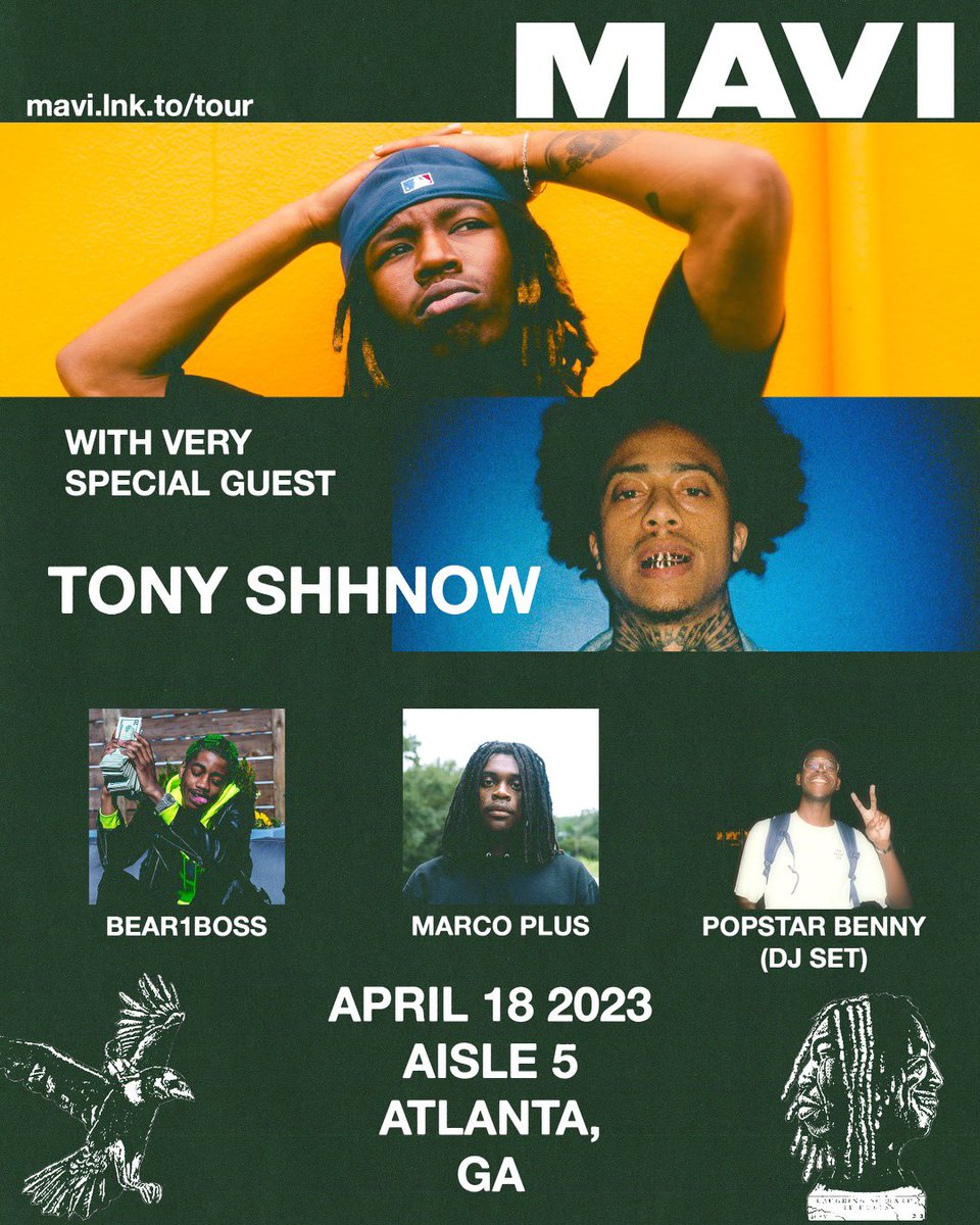 notmarcoplus's tweet photo. opening for mav on 4/18 pop out or u lame https://t.co/Jb3V6B0t8O