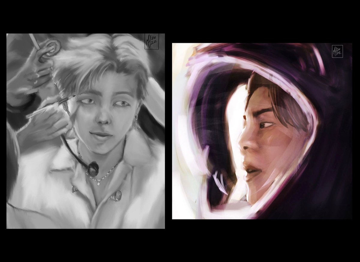 dustyfan__'s tweet photo. I really enjoy painting them in a semi-realistic/realistic style! 
.
.
#art #btsfanart #btsfanartist #ARMYartist #btsartist #btsart https://t.co/iCkYPfCQBW