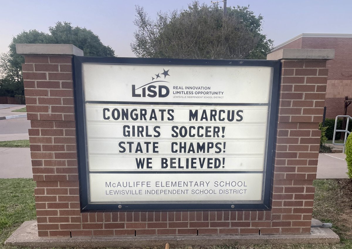 McAuliffe Elementary tweet media