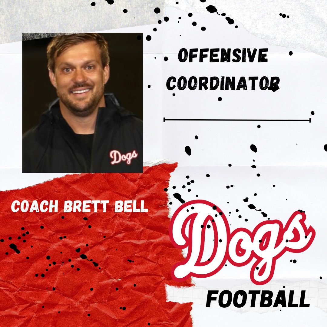 Morgan County Football is pleased to announce Coach Brett Bell as the new offensive coordinator. Go Dogs!