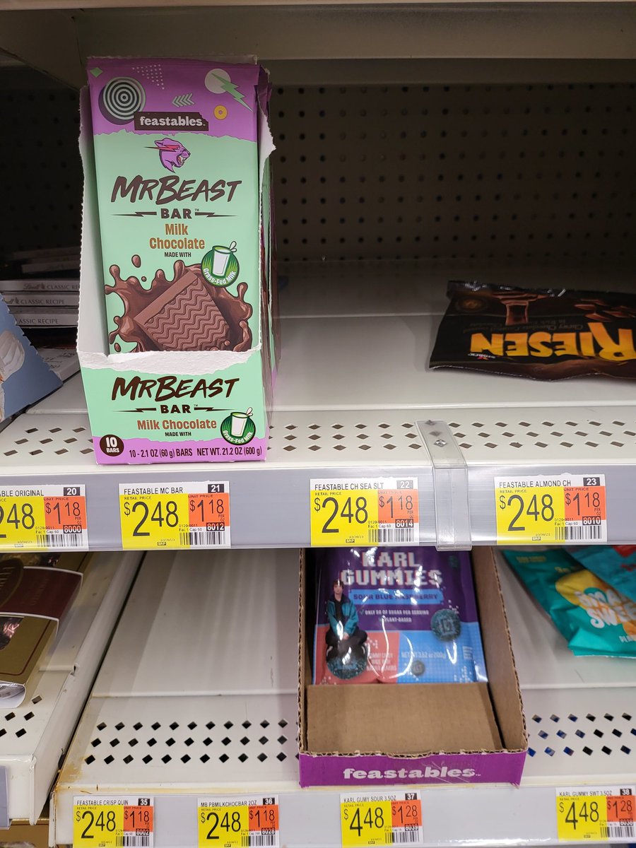RITGeekNick's tweet photo. @MrBeast first time I've seen these in stock at my location. Ain't much, but helping where I can! https://t.co/Axt6DOiuBp