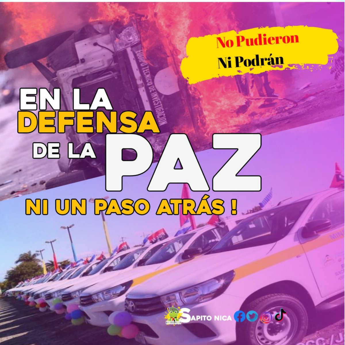 Terrorismo Nunca más 💪🏻❤️🖤
Defenderemos la Paz 🕊️ 

#NoPudieronNipodran