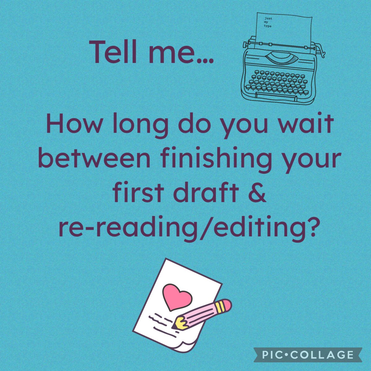 rosie_j_potter's tweet image. I posed the question on IG but I’ll ask here, too. I’m chomping at the bit to read the draft I finished last week. I told myself I’d wait until May…

Curious how long you wait? 

#writers #writerfriendschallenge #writing #writingcommunity #writerslife #editing #firstdraftclub
