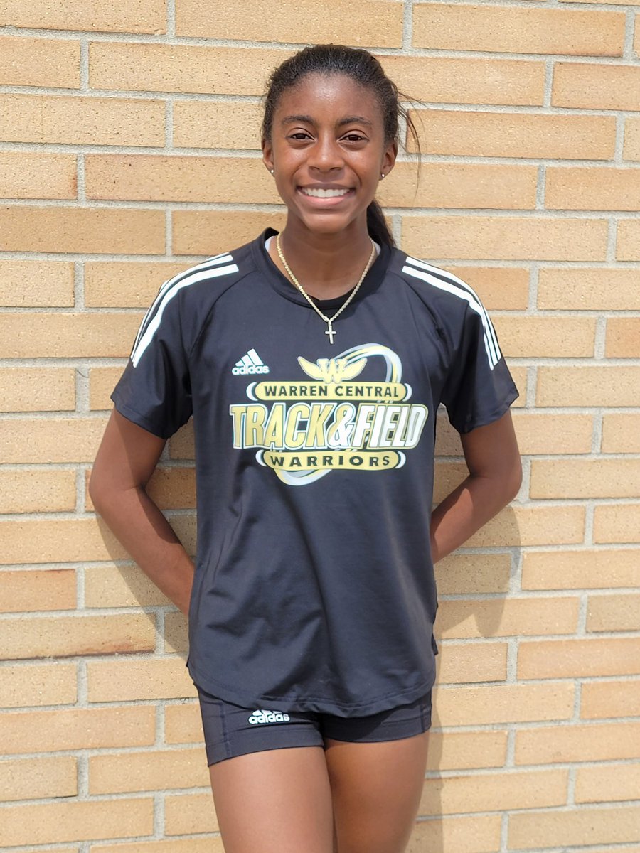 TrackWc's tweet photo. Congrats to Laila Smith for breaking the 20 YEAR OLD 300mH (44.85) record set by Warren Centrals own Brianna Cunningham!  Laila’s time of 43.84 is the #1 time in the state!!!  Congrats!  Awesome Job! https://t.co/WV07NQJ8FU