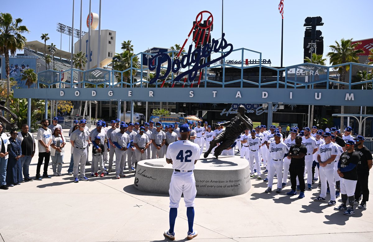 Dodger Insider on Twitter "Jackie Robinson Day pregame events at