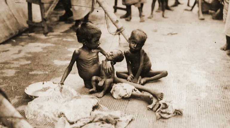 The British empire caused 165 million deaths in India in 40 years:

A new study found that British colonialism caused approximately 165 million deaths in India from 1880 to 1920, while stealing trillions of dollars of wealth

buff.ly/3JVSlig