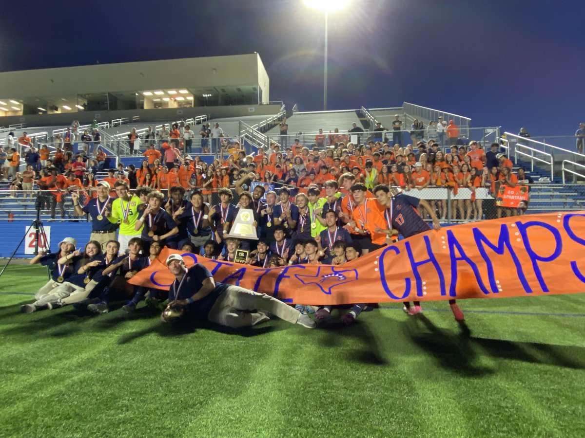 The Spartans are state champs