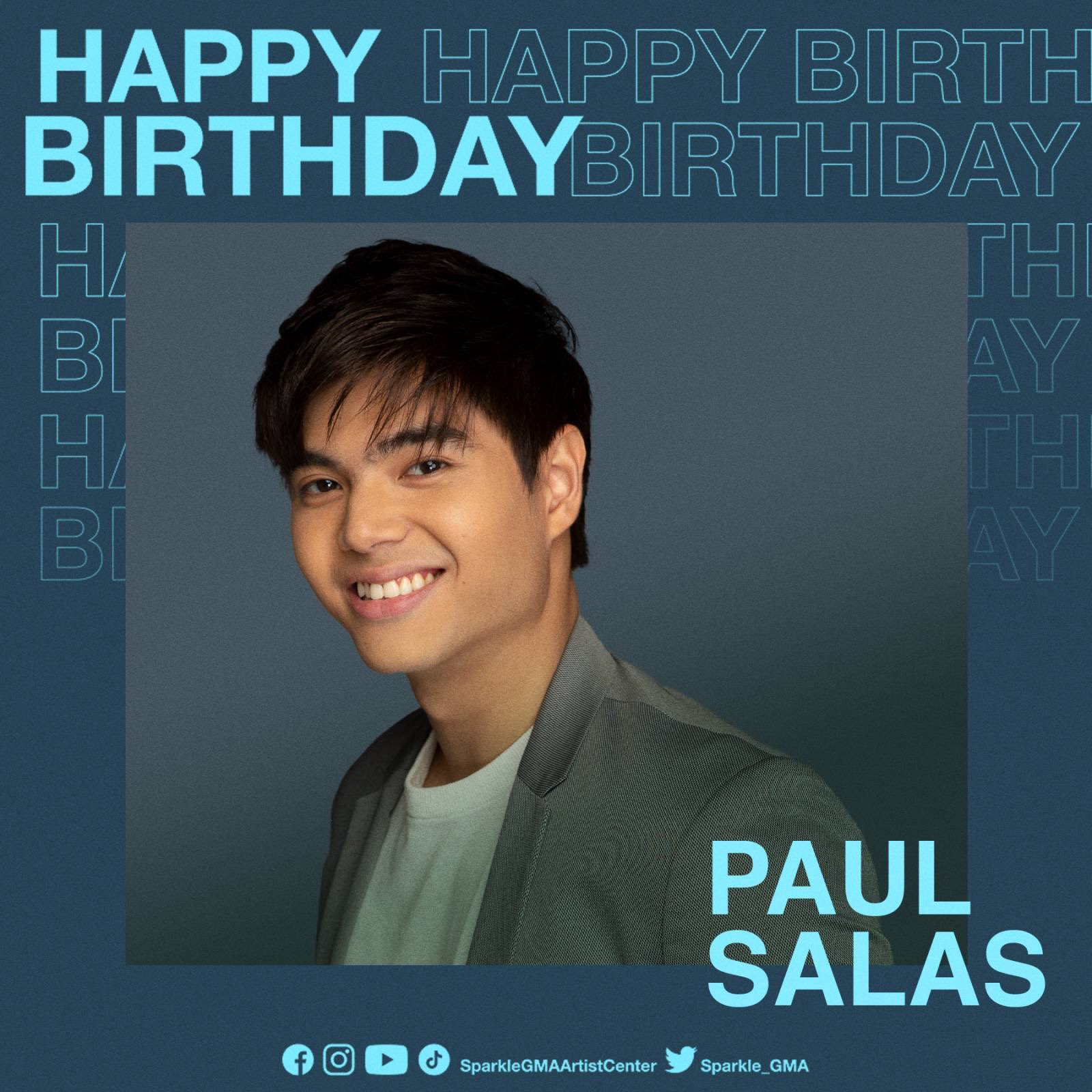 Happy birthday, Paul Salas! We hope your day is as bright as your smile.    