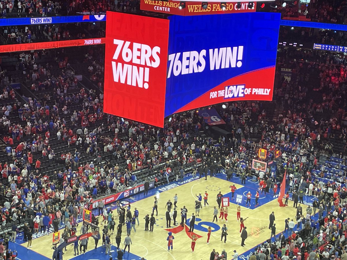 It was a great game today #76ers #Philly