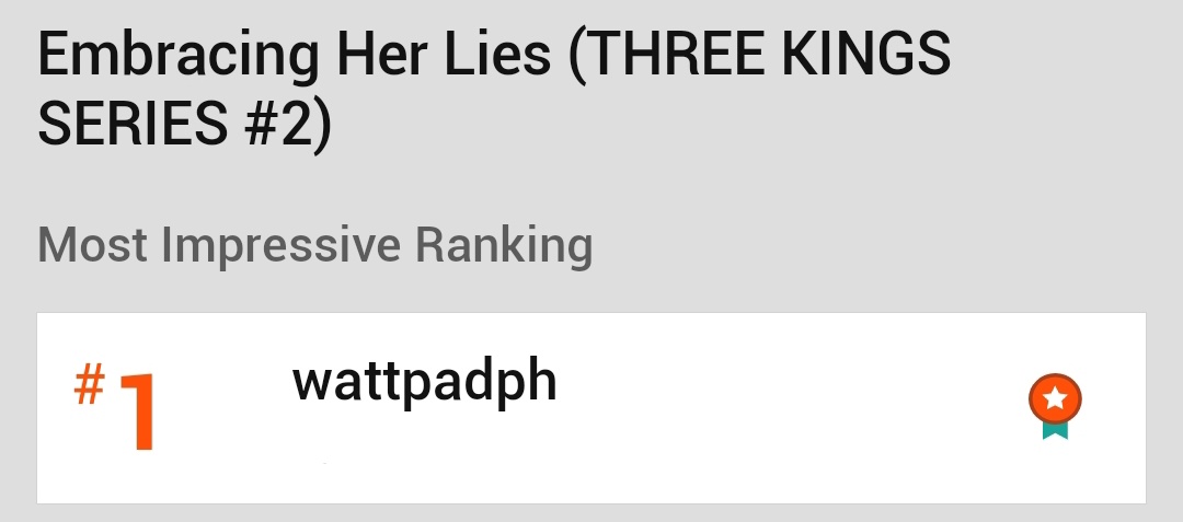 legendarieofc's tweet photo. TKS #1: Invading Her Body got the #1 highest impressive rank on โwattpadโ while TKS #2: Embracing Her Lies got the #1 highest impressive rank on โwattpadphโ
Congratulations, LegendArie! ๐ซถ๐ป
#LegendArieWP #ThreeKingsSeries https://t.co/PHTRBu0C0N