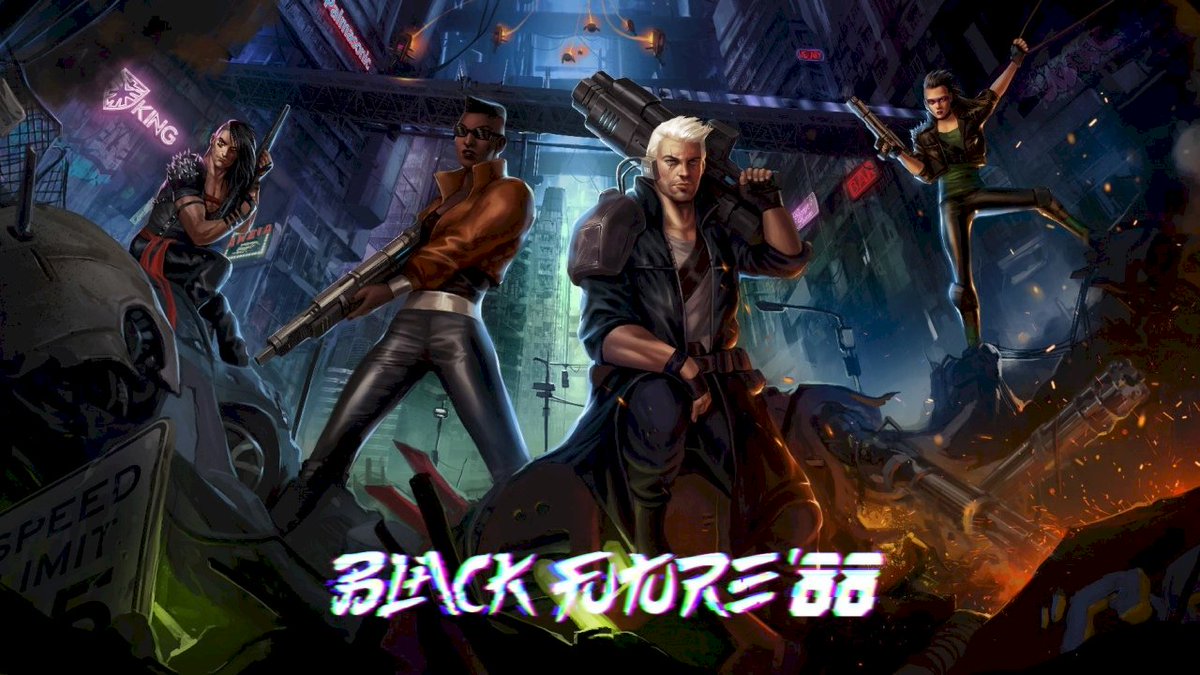 dadsgamereview's tweet photo. We're back Kids! Sorry for the un announced 2-week pause! John and Paul talk about the "crashy" 2D rouge-like Black Future '88 on Switch. A retro 80's cabinet game re-make for today. 
#blackfuture88 

Find us where all pods are cast https://t.co/PH9KhRyYOR