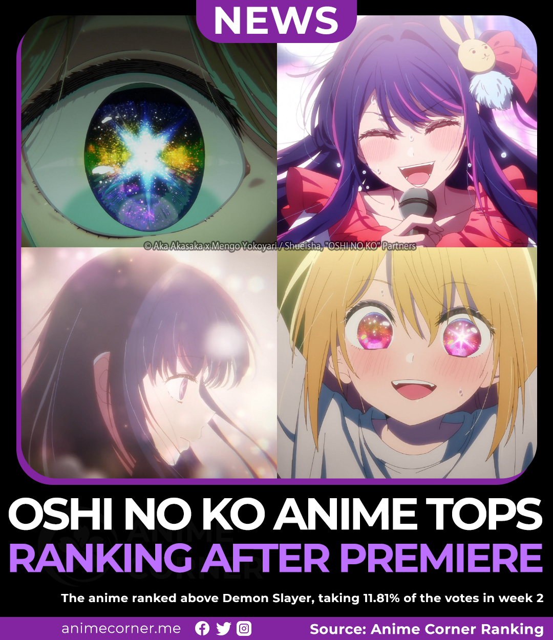 Oshi no Ko - The Most Stellar Premiere of the Season - Anime Corner