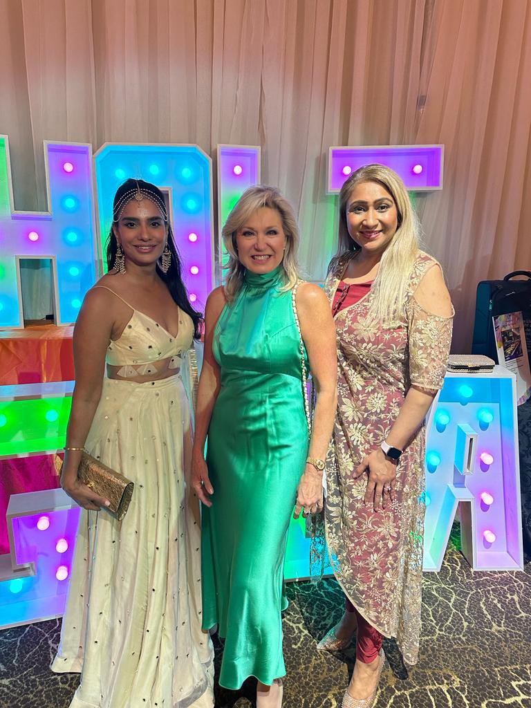 BonnieCrombie's tweet photo. Celebrating #Holi tonight with my @PeelPolice Service Board colleagues in support of @OslerHealth. Great to see the Peel community out raising important funds to support #Brampton’s healthcare network. https://t.co/nTgZEwq8M0