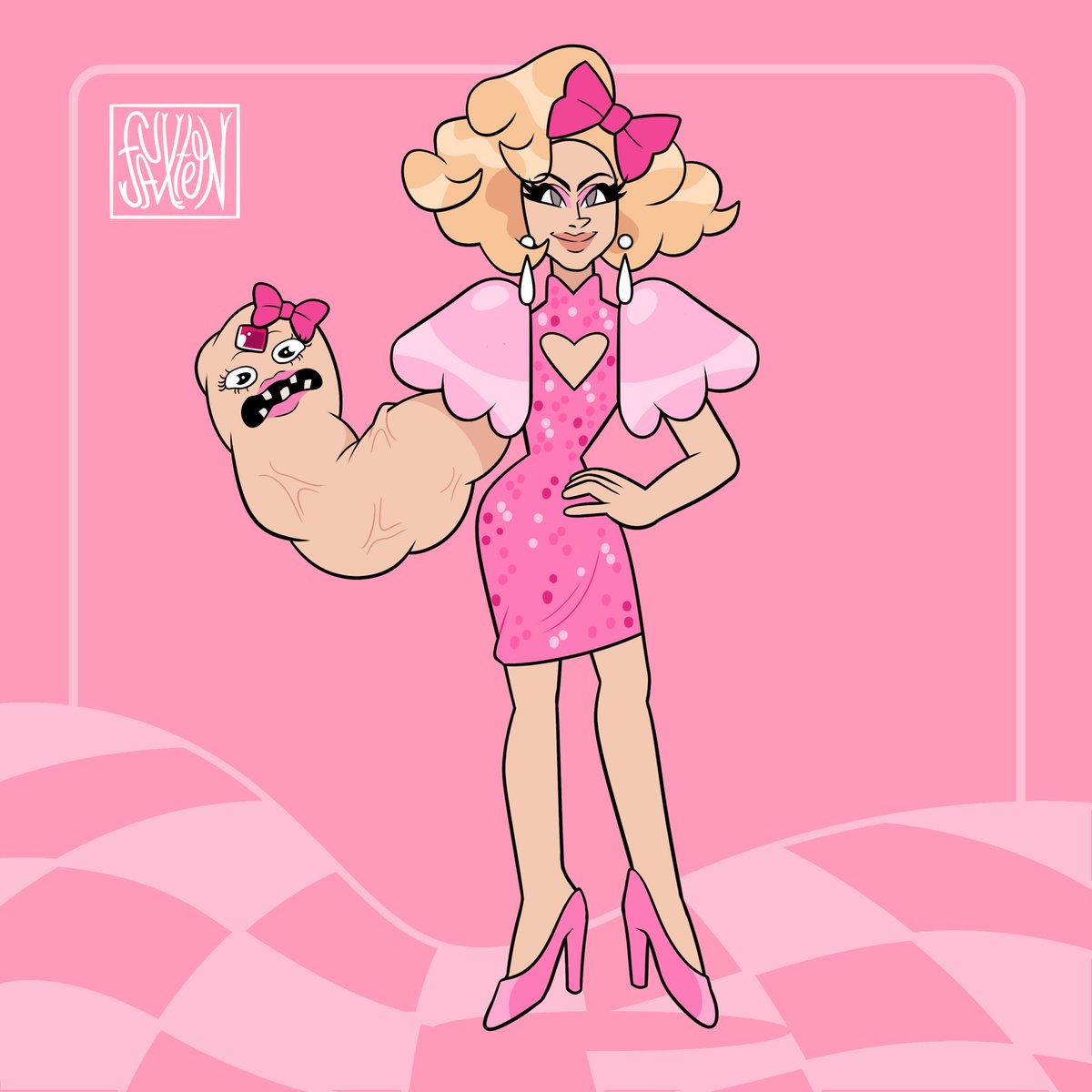 fauxteen's tweet image. “I’m quitting drag, You’re welcome.” 😌😘
#PrincessPoppy

Patreon Request From @perekemp 

#RupaulsDragRaceSeason15 #Drag #Gemsona #Patreon