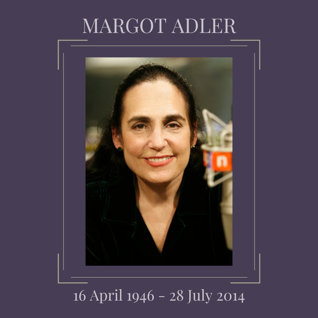 CosettePaneque's tweet photo. Margot Adler, was an @NPR journalist, author, and Wiccan priestess. When I took Paganism and Witchcraft in America at uni in the 90s, Margot's book "Drawing Down the Moon" was a textbook. I met Margot years later through @cogtweet. She came across as funny and warm. https://t.co/5rFnAbxjER
