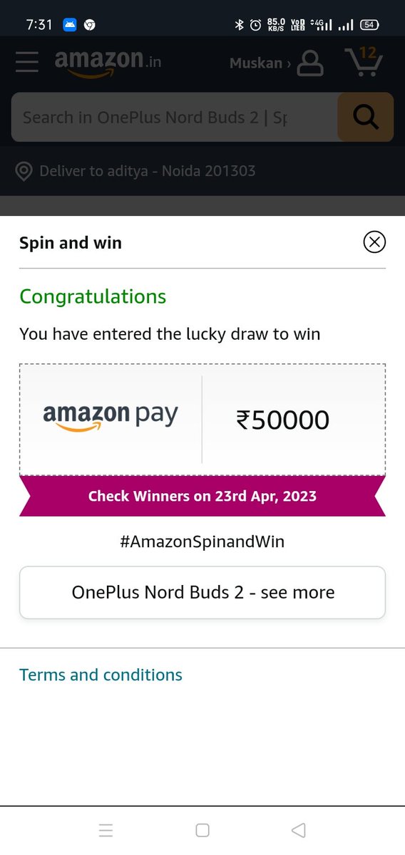 NoVanity_17's tweet photo. @amazonIN @OnePlus_IN  #OnePlusNordBuds2 https://t.co/vVYwAYDQ1a