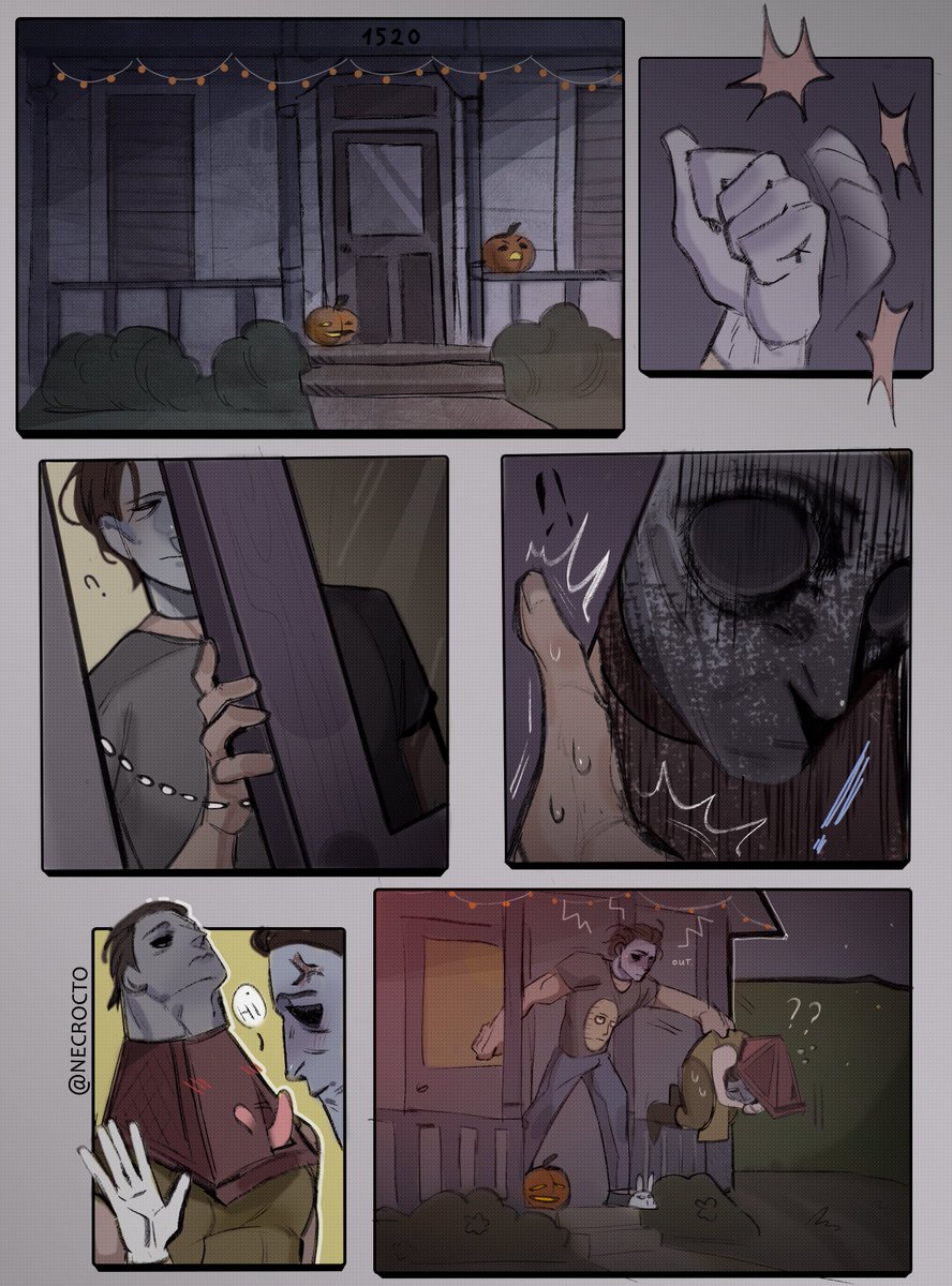 necrocto's tweet photo. booo spooky 

#michaelmyers #pyramidhead https://t.co/VLdItCbQL7