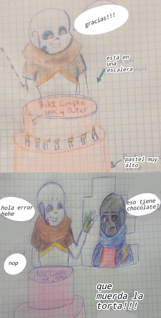 GreyselMiranda's tweet photo. feliz cumpleaños mi kiki y outer si dibuje haci esque estoy enferma y dibuje con bolígrafo, colores para niños
mi otro ship preferido
#inksans #errorsans #outersans
#ErrorInkship https://t.co/NJJMAYHUQP