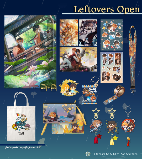 💠LEFTOVERS OPEN💠
🗓️ April 15 to May 6

We have a very limited number of bundles available now! 

Also check the A-la-carte section and Special Bundle for bonus items that were previously unavailable for purchase! This includes the early bird shikishi board! ❤️