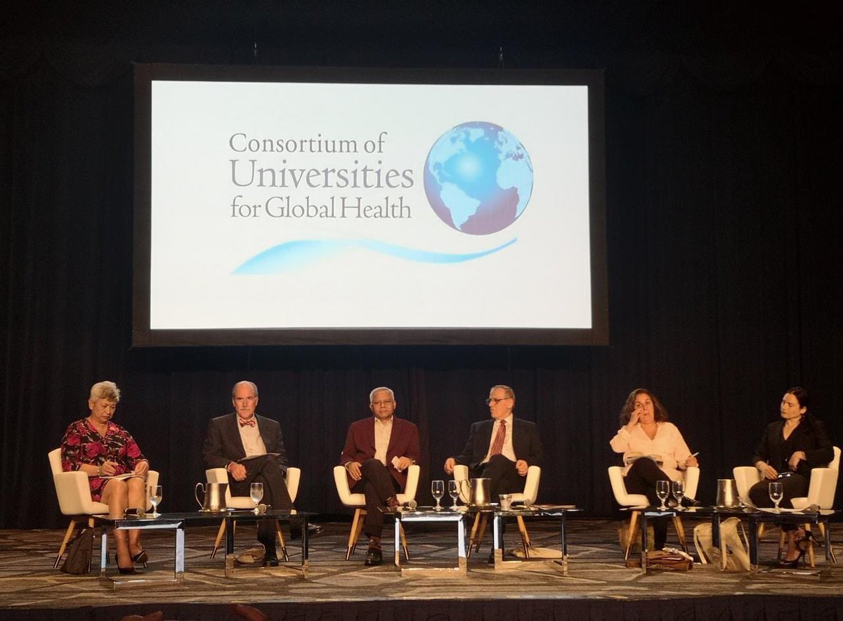 Arguably the greatest honor in my life thus far: to be a fellow panelist (!!??!!) alongside deans, directors,
and former ministers of health, to share my perspective as an early career academic on what GH should encompass in the 21st century  #cugh2023