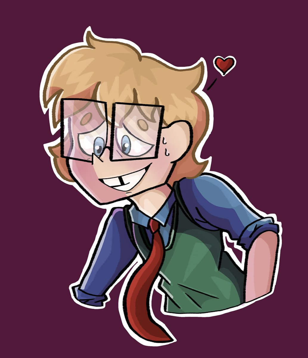 WayWillis's tweet image. I colored this on my phone. 
I think it looks good for being drawn with my finger.