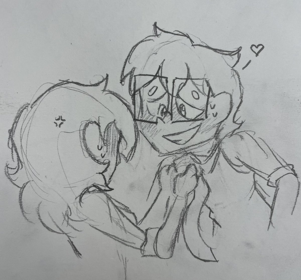 WayWillis's tweet image. I colored this on my phone. 
I think it looks good for being drawn with my finger.