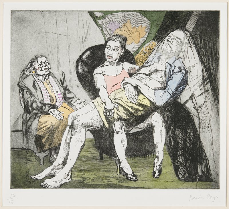 andreitr's tweet image. Paula Rego, After Hogarth IV, 2000 #paularego #minneapolisinstituteofart collections.artsmia.org/art/97732/