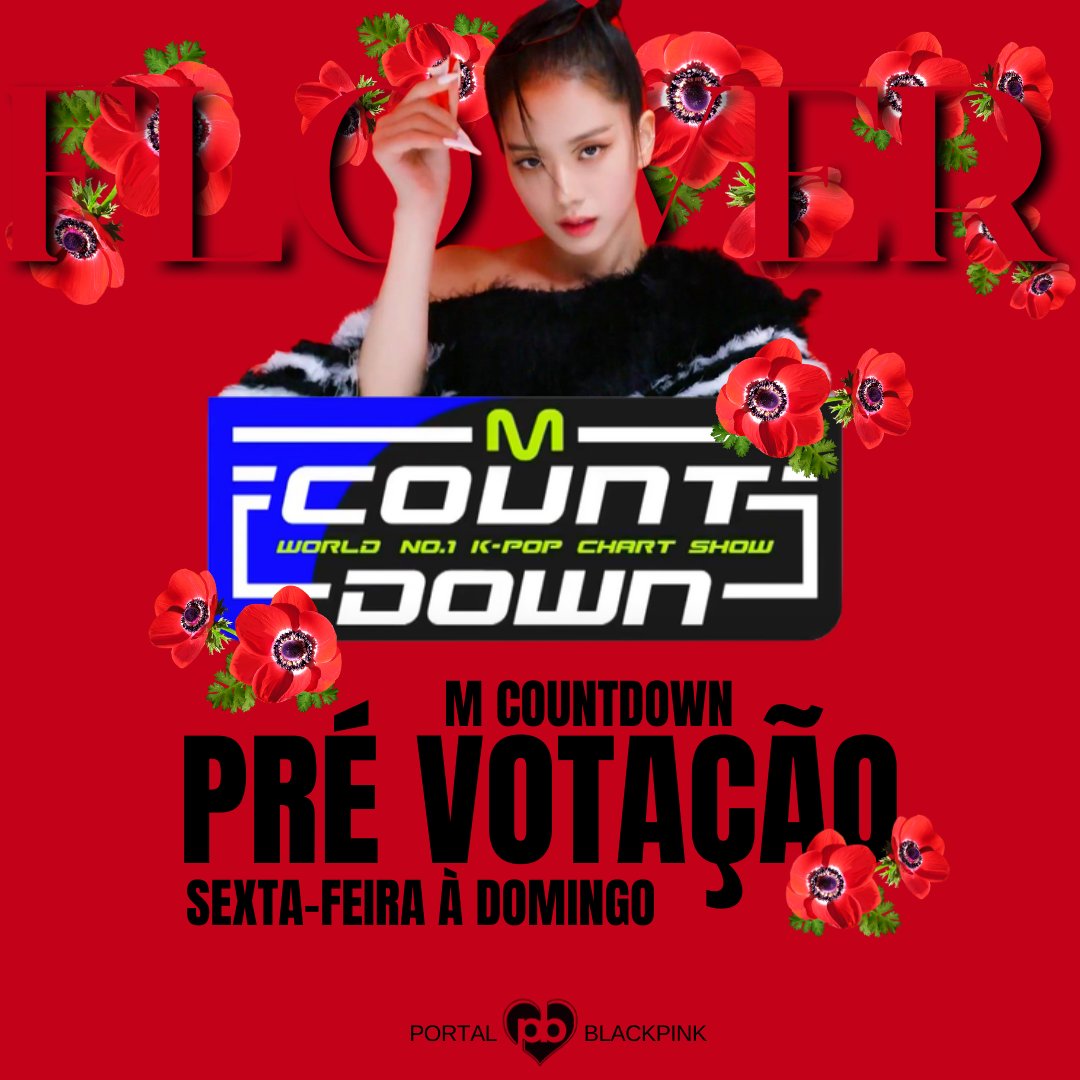 portalblackpink's tweet photo. [VOTE] Vamos aproveitar enquanto esperamos para votar em #JISOO no M COUNTDOWN! Se não vencermos as pré-votações, será difícil ganhar. 

🔗https://t.co/tZIgSEjybR https://t.co/oPjFvdBIA2