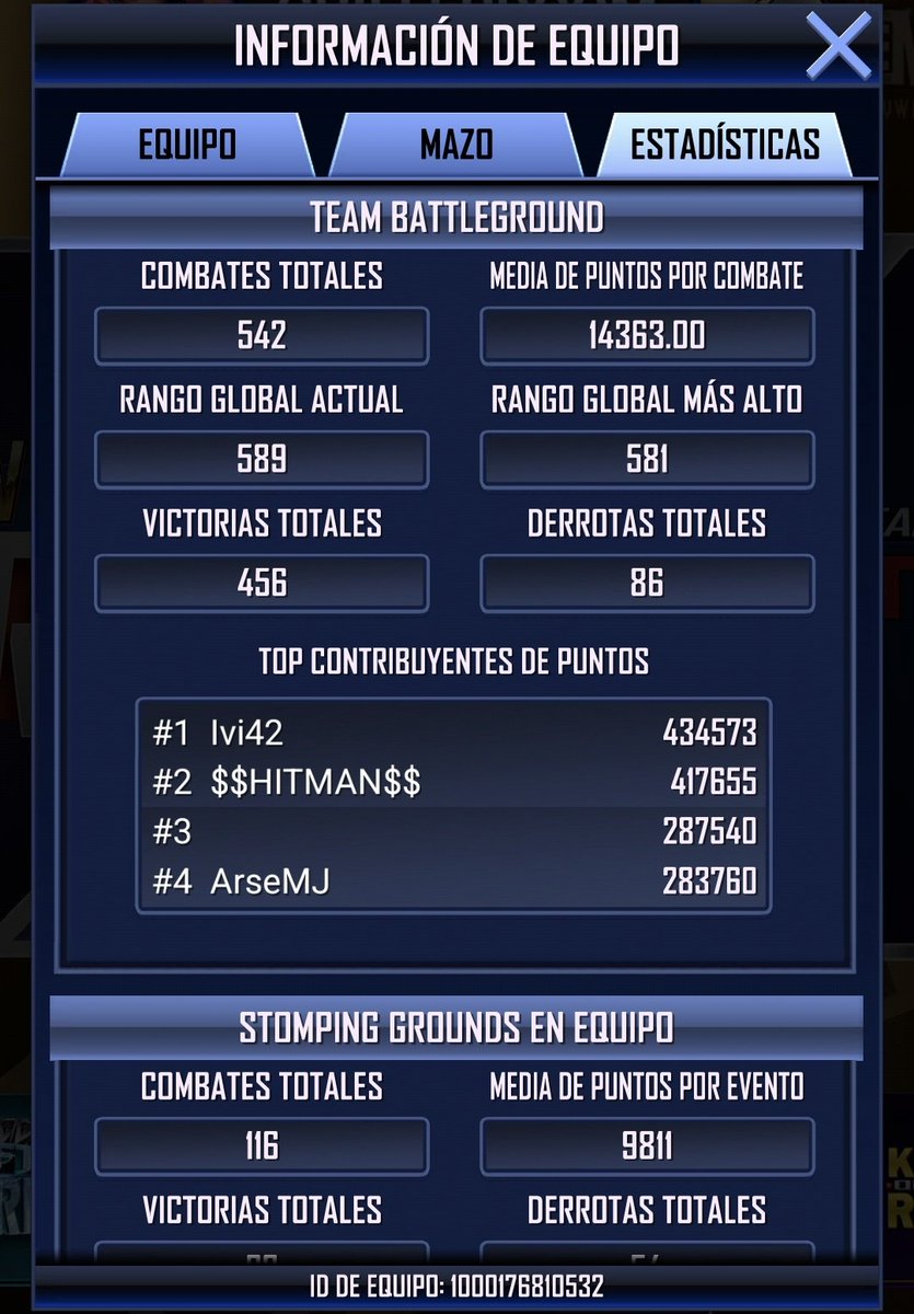 GuillerDoom1's tweet photo. @WWESuperCard @SuperCard_ESP Buscamos miembros activos  somos team activo, llenen TBG, se sacan las cartas de evento de equipo https://t.co/Rmv02qPDp4