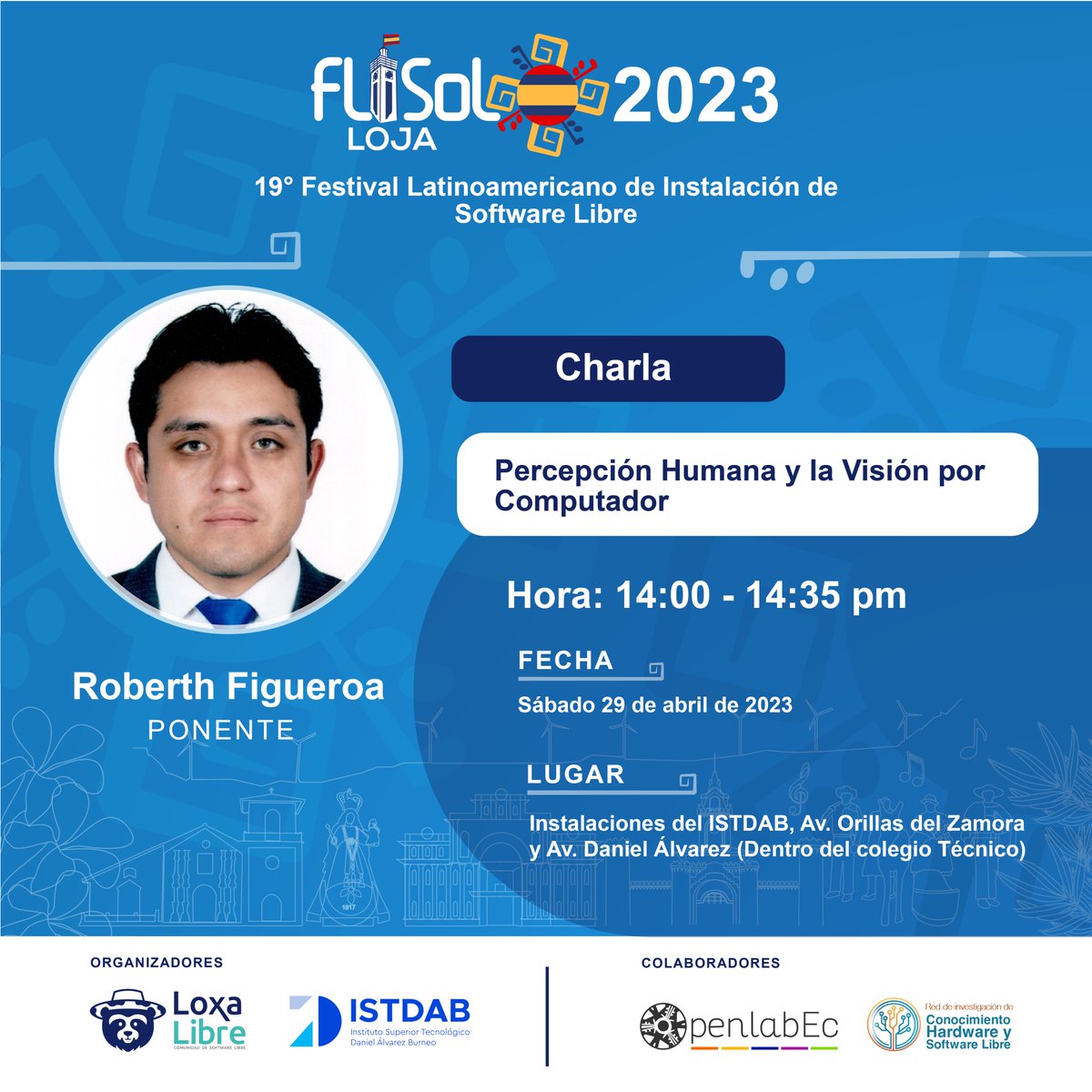 Flisol_Loja's tweet photo. 💮¡No te pierdas la charla de @rgfigueroa sobre Percepción Humana y la Visión por Computador en el #FlisolLoja 2023! 

🧐Conoce sobre redes neuronales, deep learning y aprende acerca del campo de visión por computador. 

Regístrate ahora en https://t.co/eo8YsDd4IK

#Loja #Deep https://t.co/bsNayfkSzM