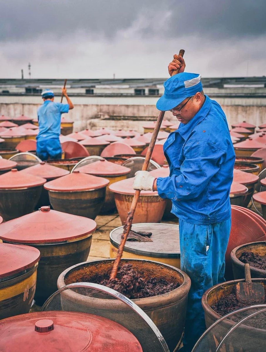 Chengdu_City's tweet photo. Pi Xian Dou Ban (Pixian #BeanPaste) is an important culinary condiment of #Sichuan cuisine. It is known as the soul of Sichuan dishes. The production skills are on the list of #IntangibleCulturalHeritage of #China.
#Chengdu #郫县豆瓣 https://t.co/gic5j7U9Ll