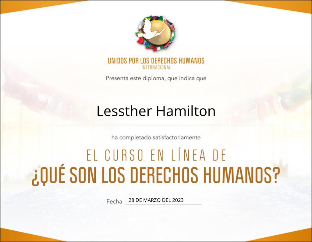 Inca estará demás reforzar o bien afianzar y aprende nuevas herramientas sobre los derechos humano desde lo más básico hasta lo más profundo, siempre habrá nuevas cosas que aprender