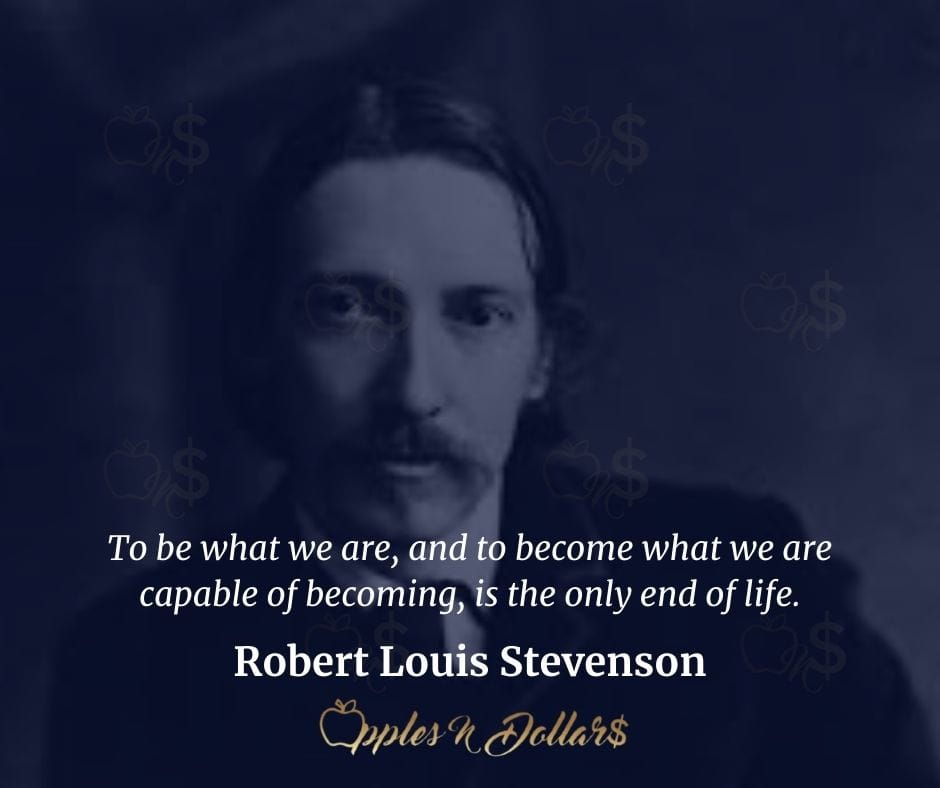 applesndollars's tweet photo. To be what we are, and to become what we are capable of becoming, is the only end of life. - Robert Louis Stevenson

Follow Apples N Dollars for exciting content!

#inspiration
#applesndollars
#applesndollarsdaillymotivation
#robertlouisstevenson
#tobe
#tobecome
#capable
#purpose https://t.co/kJjcLJ7xtX