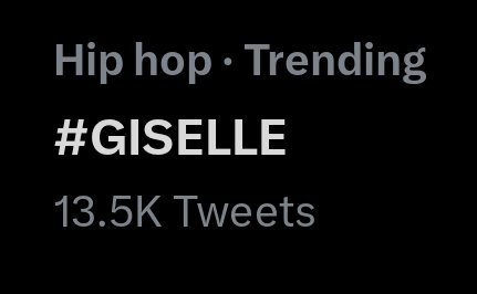 Giselle Indonesia on Twitter: "#GISELLE currently trending under Hip