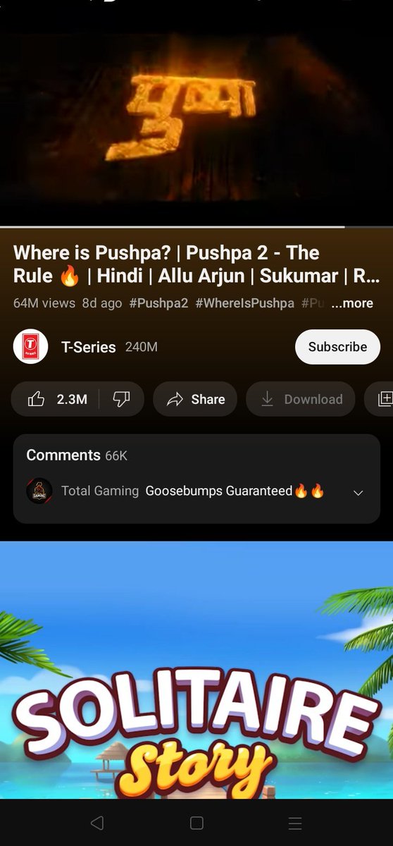 aaHindiFC's tweet photo. Pushpa 2 Hindi glimpse setting the Bar 🥵🥵🥵

Views:- 64M

Likes :- 2.3 M

Hindi peoples love for Allu Arjun>>>>>>

#Pushpa2TheRule #Pushpa2 #PushpaTheRise #AlluArjun𓃵 #PushpaTheRule https://t.co/bvrXFxhaOr